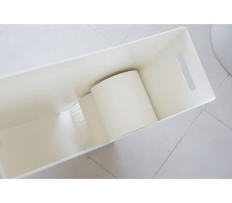 Yamazaki Porte-Papier Toilette Tower Blanc