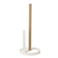 Yamazaki Tosca Paper towel holder White/Beech