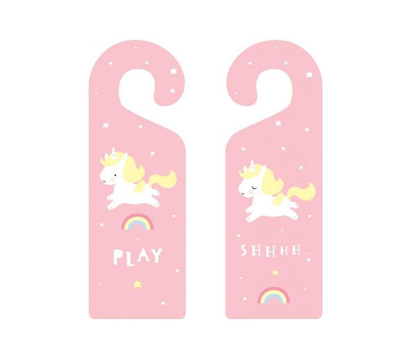 A Little lovely Company Door hanger Unicorn