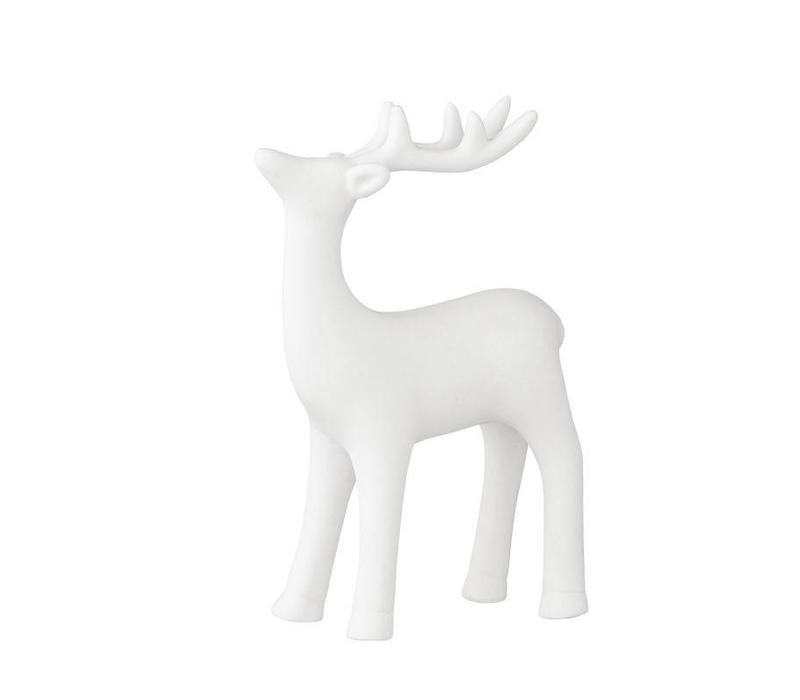 Bloomingville posing reindeer white porcelain