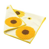 Charles Viancin zonnebloem handdoek/pannenlap
