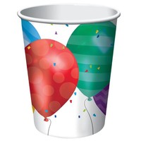 'Happy Birthday Balloons' Drinking cups