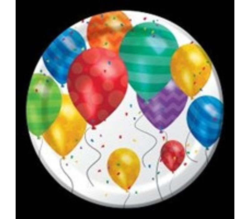 'Happy Birthday Balloons' Plates