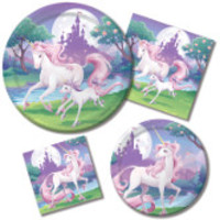 Serviettes 'Fantaisie Licorne'