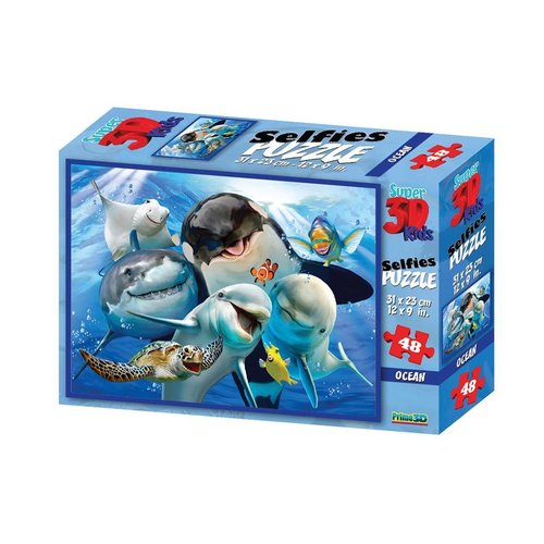 Prime 3D Puzzel Ocean Selfie 48 st 