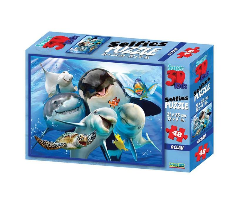 Prime 3D Puzzel Ocean Selfie 48 st