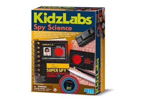 4M - STEAM toys 4M Kidzlabs Spy Science  Secret Message
