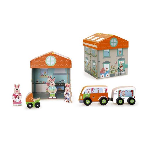 Scratch Preschool : Speeldoos Huis Play & Store 
