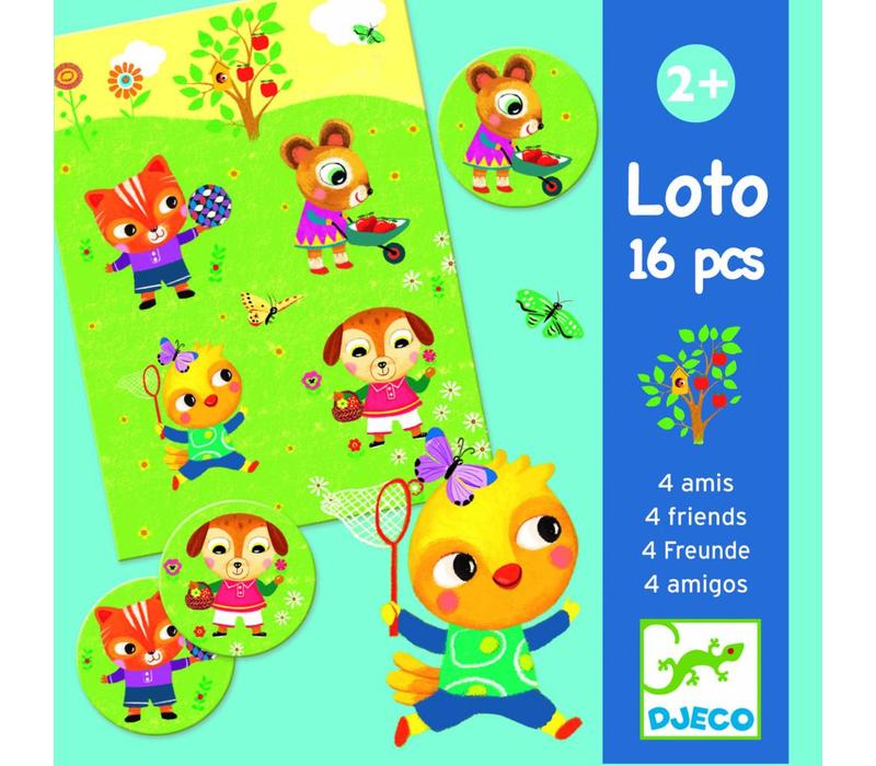 Djeco loto four friends