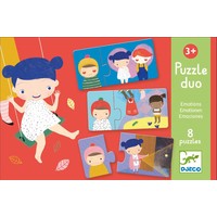 Djeco Puzzel Duo Emotions 8 puzzles