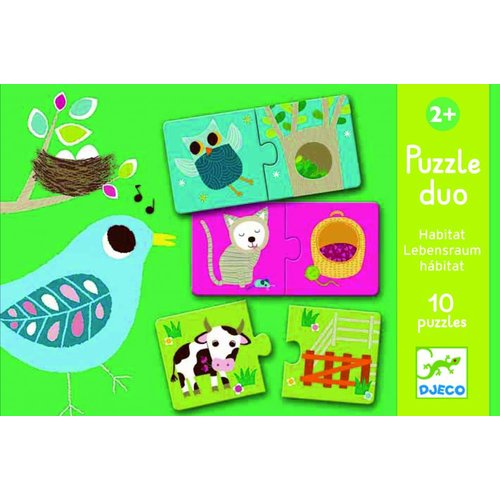 Djeco Puzzle Animal Habitat 