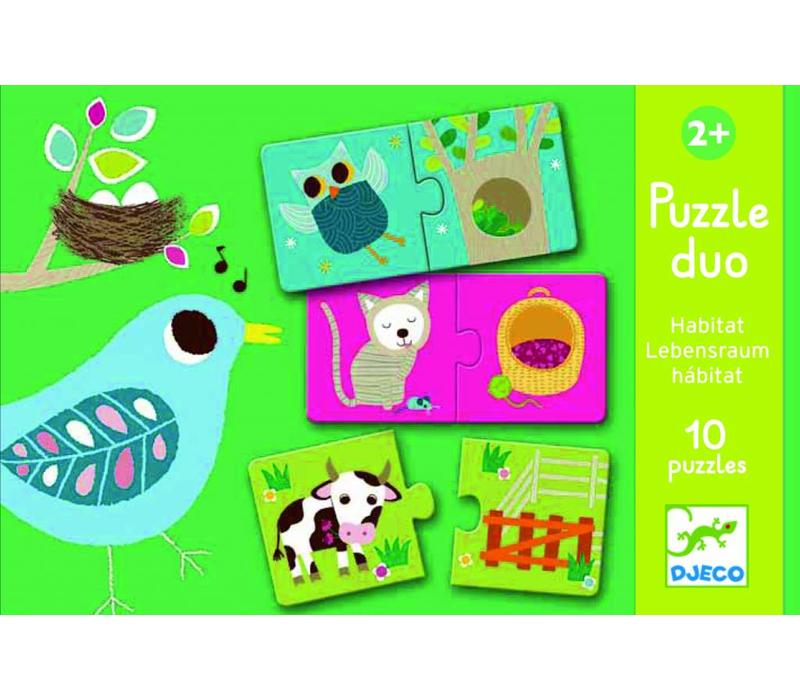 Djeco Puzzle Animal Habitat