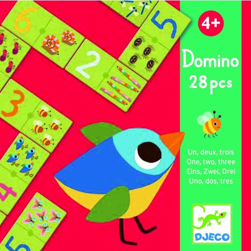 Djeco domino één, twee, drie 