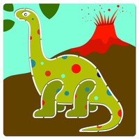 Djeco Stencils Dinosaurs