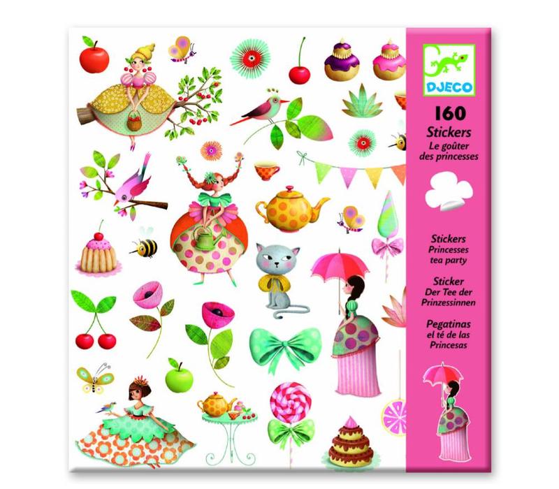 Djeco Stickers Tea party Princesses