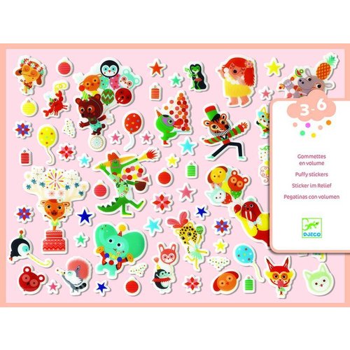 Djeco Puffy Stickers Fête 