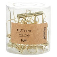 Hay Outline Set of 10 Clips