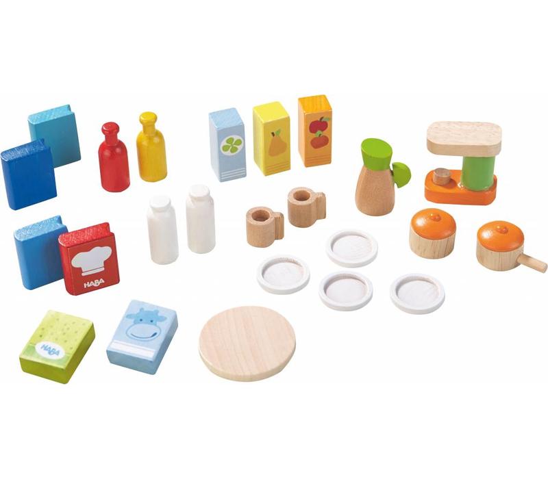 Haba Little Friends Accessoires Keuken voor Poppenhuis