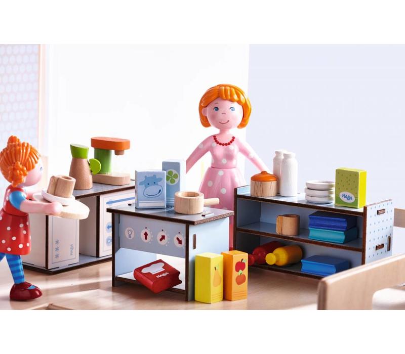 Haba Little Friends Accessoires Keuken voor Poppenhuis