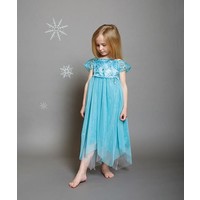 Travis Boutique Elsa sneeuwprinsessenjurk 3 - 4 jaar