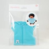 Monchhichi Fashion Blauwe Parka Met Capuchon