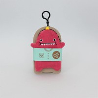 Noodoll Dino pink GSM hoesje/portemonnee