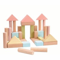 Plan Toys 40 Blokken Pastel