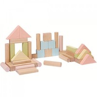 Plan Toys 40 Blokken Pastel