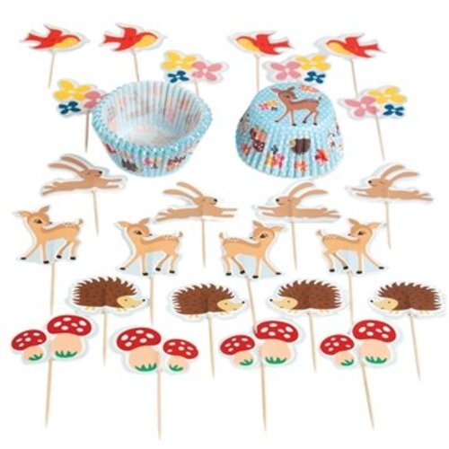 Rex International Cupcake Decorating Set Woodland 