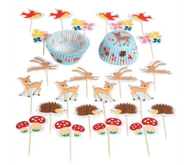 Rex International Cupcake Decorating Set Woodland