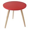 Rex International Rex International Round Red Side Table