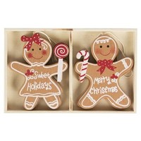 Sass & Belle Christmas Gingerbread Cookies 4st