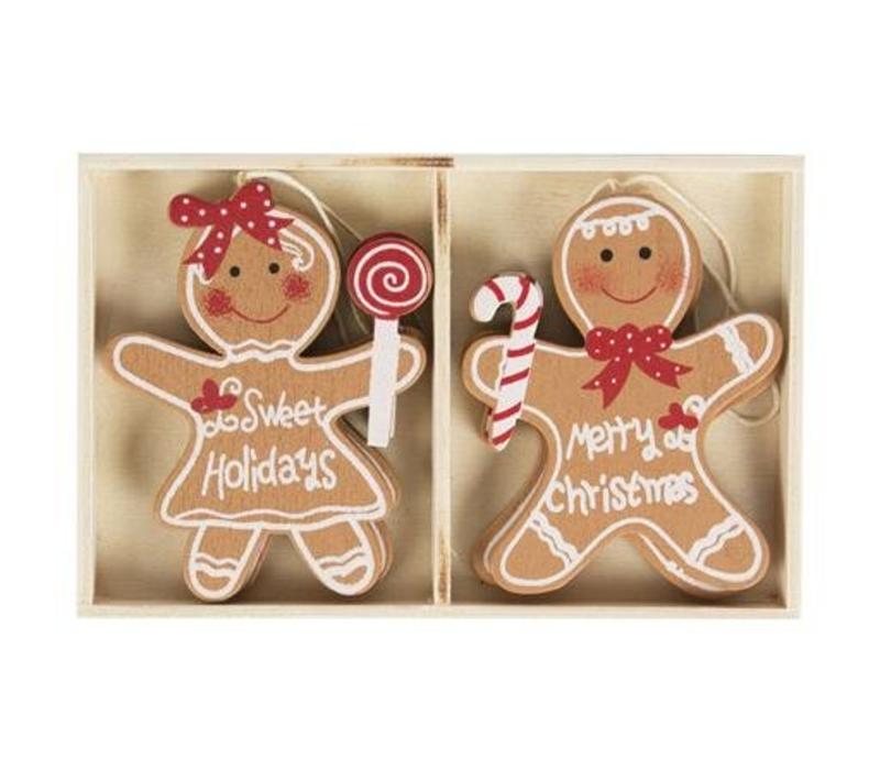 Sass & Belle Christmas Gingerbread Cookies 4st