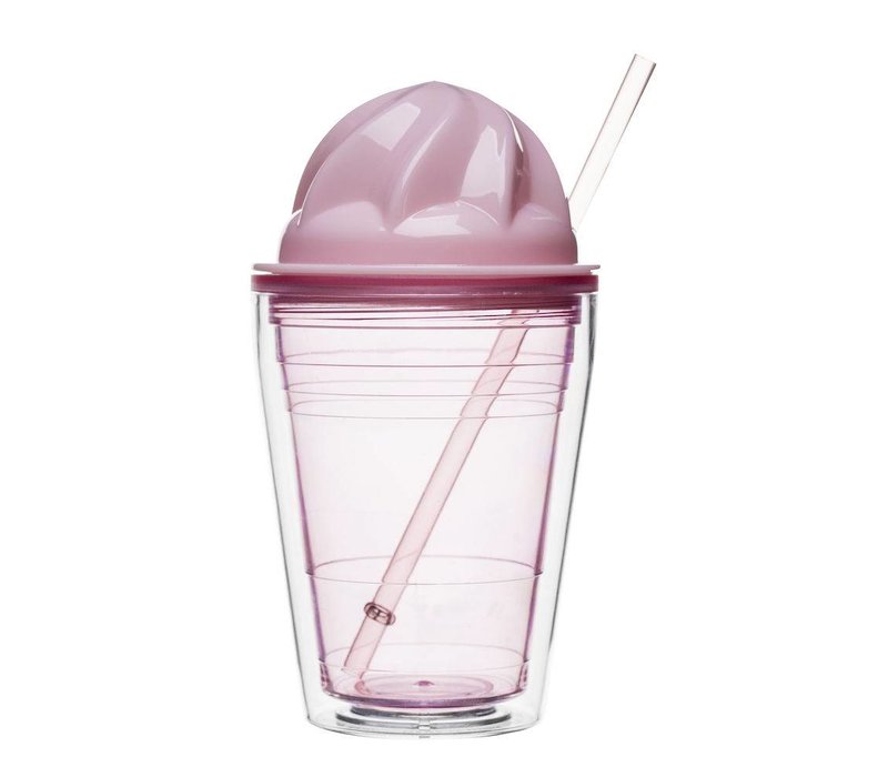 Sagaform Double Walled Milkshake Beaker 35 cl