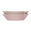 Sagaform Sagaform Piccadilly set van 2 ovenschotels roze