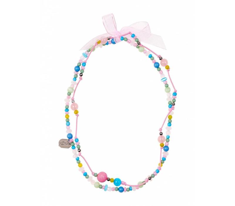 Souza! Ketting Milou blauw/roze