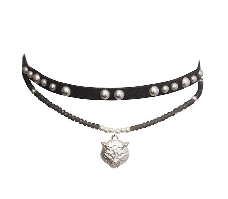 Sweet Deluxe Choker Tiger Head