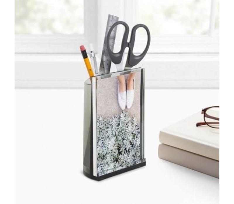 Umbra Optic Photo Frame/Pen Holder Grey