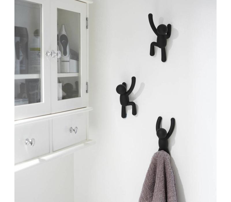 Umbra Wall coat rack buddy hook black