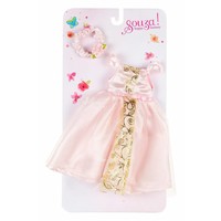 Souza! Poppenkleding Ameline Jurk & Haarband Licht Roze