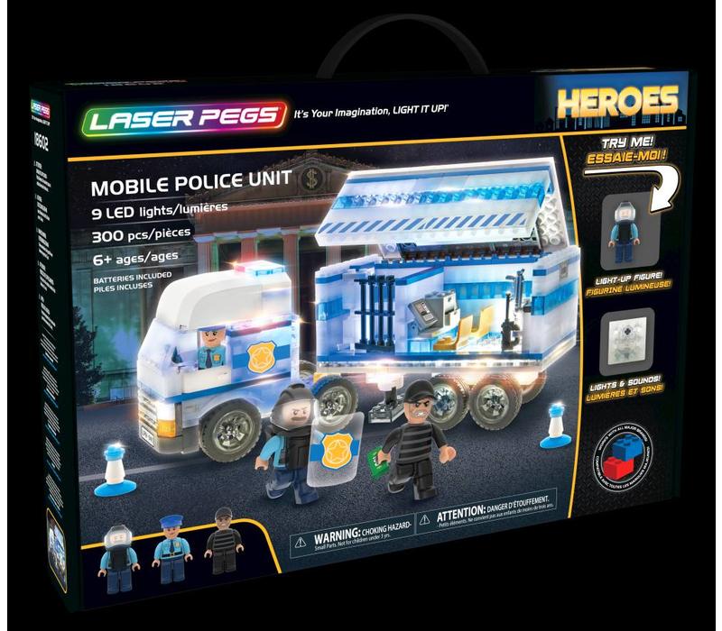 Laser Pegs Heroes Camion Police