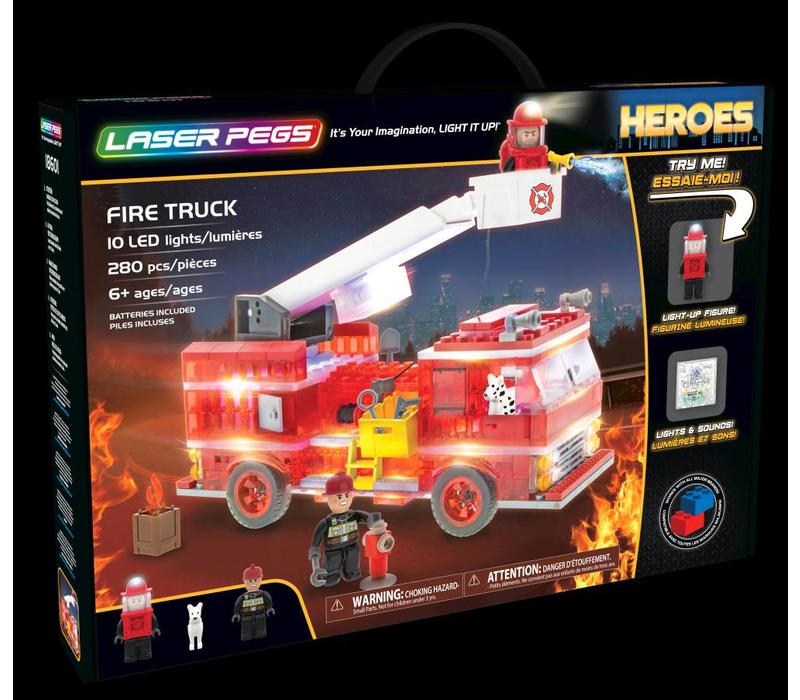 Laser Pegs Heroes Camion Pompier