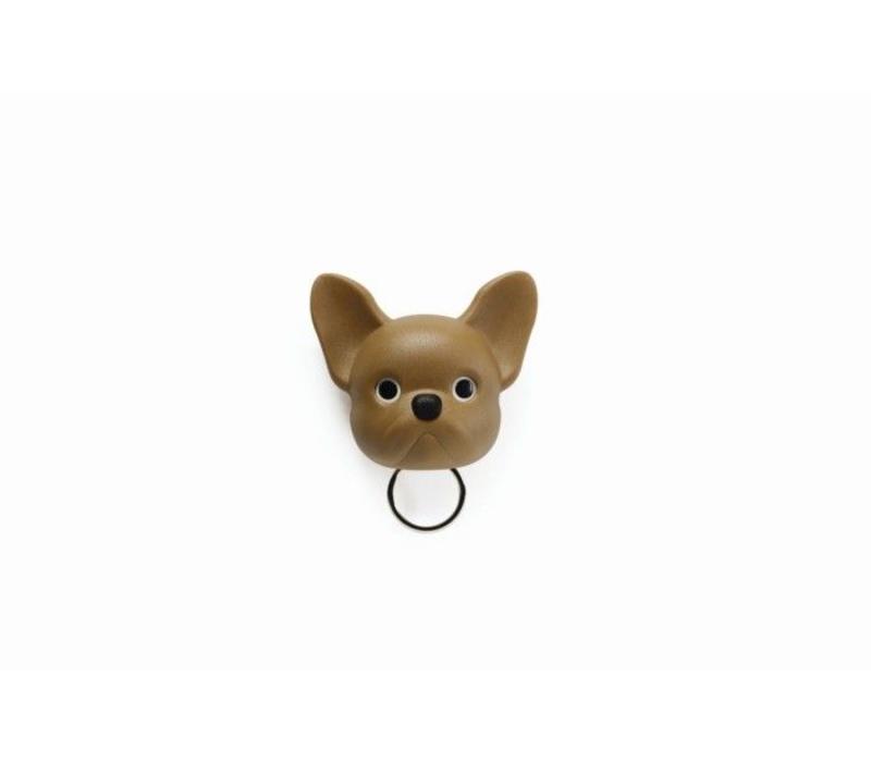 Qualy Frenchy Key Holder Brown