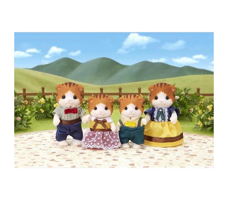 Sylvanian Families Maple Cat Family