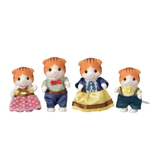 Sylvanian Families Maple Cat Family 