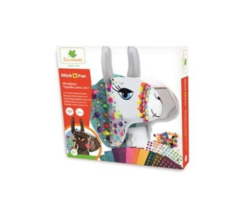 Sycomore Stick & Fun 2 in 1 Lama Trophy Mosaics