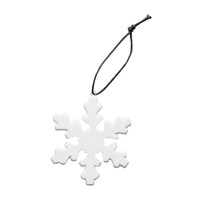 Sagaform Keramieken Kerstboomdecoratie Snowflake 3-pack