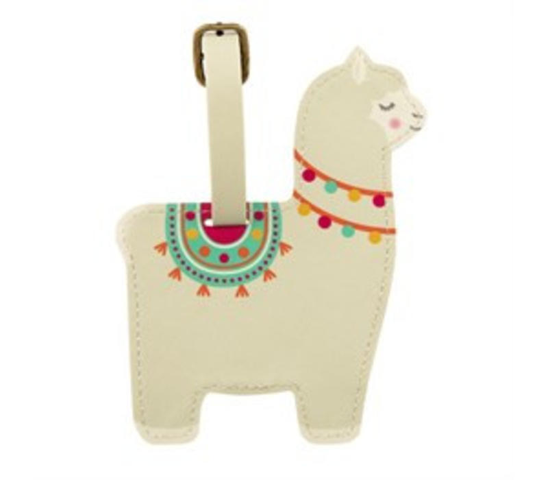 Sass & Belle Lima Llama Luggage Tag