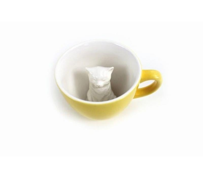Creature Cups Cat Yellow