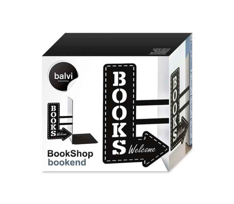 Balvi Boekensteun Bookshop  Zwart